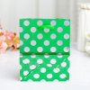 Sacchetto regalo "Pois" verde 11,5x14,5x6,5cm Sacchetto regalo "Pois" verde 11,5x14,5x6,5cm
