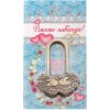 Lucchetto matrimoniale con colombe 4,5 x 7,5 cm