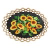 Vassoio "Girasoli" 24 × 33,5 cm.