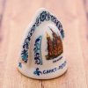 Campanello in ceramica "San Pietroburgo" 5,5x5,5cm Campanello in ceramica "San Pietroburgo" 5,5x5,5cm