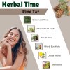 Shampoo per capelli alla resina di pino "Herbal Time" 240 ml