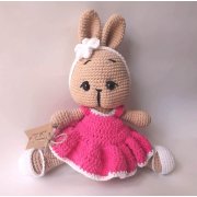 Peluche lavorato a maglia "Coniglio" 19cm