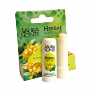 LAURA CONTI Balsamo labbra con erbe ed estratto di fiori di tiglio, profumo di tiglio, 4,8 g