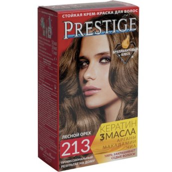 Crema-tinta resistente per capelli 213 Nocciola "Vip's Prestige"