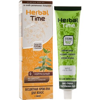Crema-Henna colorante nr.0 Neutro 'Herbal Time'