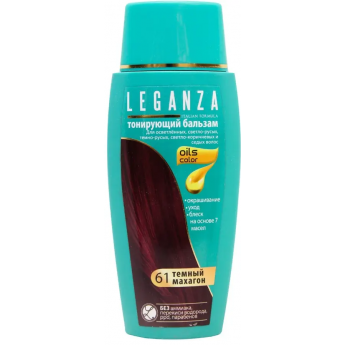 Balsamo colorante nr.61 Mogano scuro  "Leganza" 150 ml