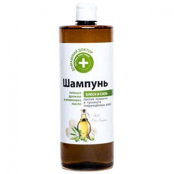 Shampoo per capelli "Home Doctor" Lievito di birra e olio d'oliva (1l