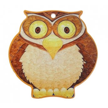 Sottopentola "Gufo" 15x16x0,5 cm, ceramica Sottopentola "Gufo" 15x16x0,5 cm, ceramica