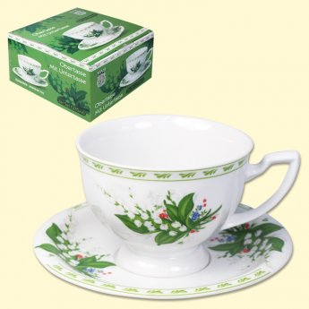 Tazza da tè con piattino