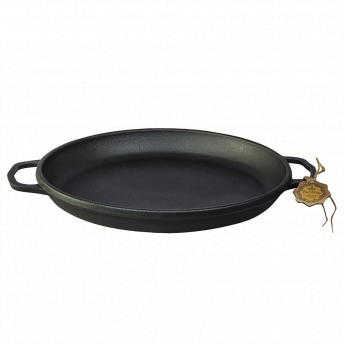 Padella in ghisa con coperchio 40x4 cm