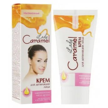 Crema "Caramello" per la depilazione del viso (50 ml)