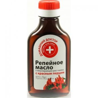 Olio di bardana con estratti di peperoncino rosso - stimolante della crescita dei capelli (100ml)