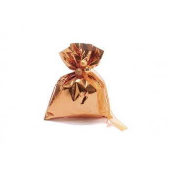 Busta metallizzata arancione 15x20h da 38 micron Busta metallizzata arancione 15x20h da 38 micron