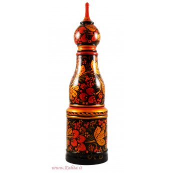 Custodia per bottiglia "Khokhloma"
