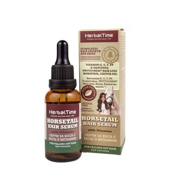 Siero per capelli con equiseto e vitamine "Herbal Time" 30 ml