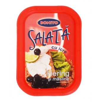 Insalata con uova di aringa e olive "Bonito" (150g) Insalata con uova di aringa e olive "Bonito" (150g)