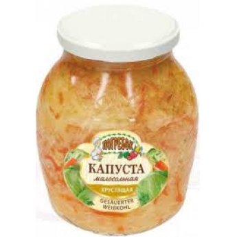 Cavolo "Pogrebok" leggermente salato croccante (840 g)