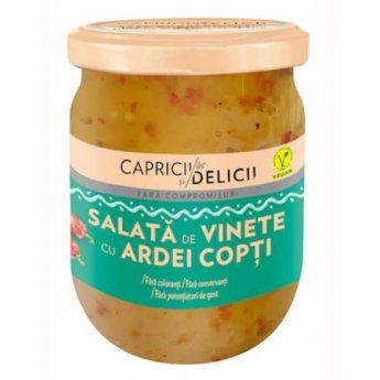 Insalata "Capricii Delicii" con melanzane e peperoni arrostiti (300g)