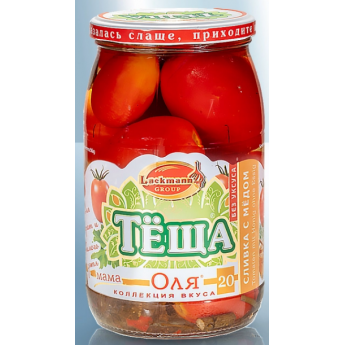 Pomodori "Tёshcha - Olya" con miele (880 ml)