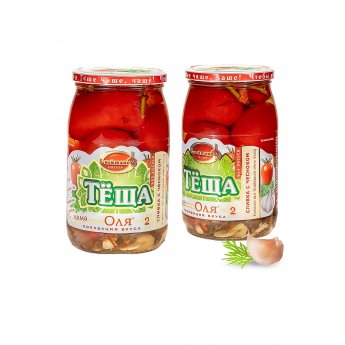 Pomodori "Olya 2" all'aglio (880 ml)