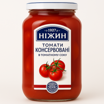 Pomodori "Nezhin" nel loro succo (920 g) Pomodori "Nezhin" nel loro succo (920 g)
