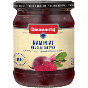 Barbabietola "Kedainiu" a fette, nel succo di mela (500 g)