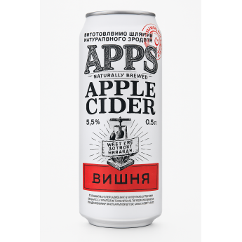 Sidro "APPS-amarena" di mele Alc. 5,5% (0,5L)