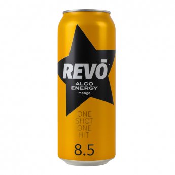 Bevanda alcolica"Revo Alco Mango" 8,5%(0,5L)