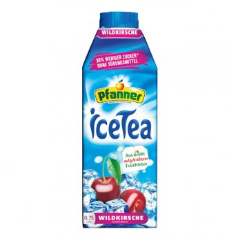 Tè nero"Pfanner" aromatizzato alla ciliegia selvatica (750ml) Tè nero"Pfanner" aromatizzato alla ciliegia selvatica (750ml)