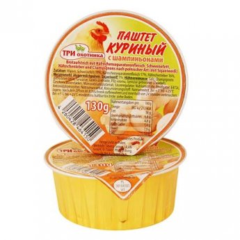 Patè "Tre cacciatori" di pollo champignon(130g)