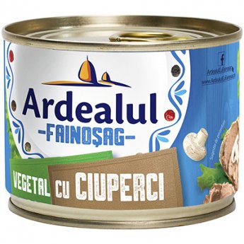 Patè "Ardealul" vegetale con funghi (200g)