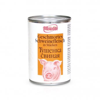 Carne in scatola di suino "Monolith" (400g)