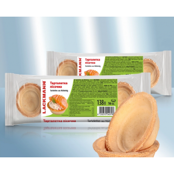 Crostatine "Lackmann" di pasta frolla (138 g)