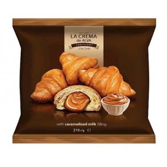 La Crema Croissant con ripieno di caramelo 210g