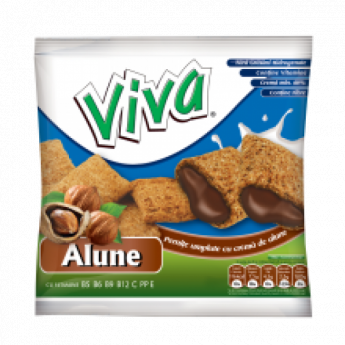 Cereali con ripieno al nocciole "Viva" (100g) Cereali con ripieno al nocciole "Viva" (100g)