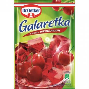 Gelatina "Dr. Oetker" al gusto di amarene (72g)