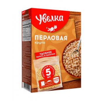 Orzo perlato "Uvelka" (5x80g) Orzo perlato "Uvelka" (5x80g)