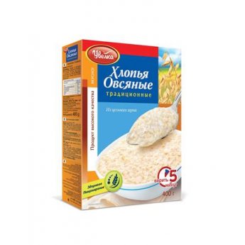 Fiocchi d'avena tradizionali "Uvelka" (400g)
