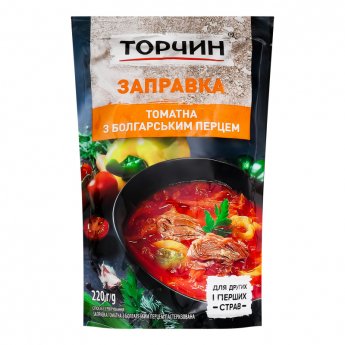 Condimento per zuppa Borsch all'ucraina con pomodori e peperoni (240ml)