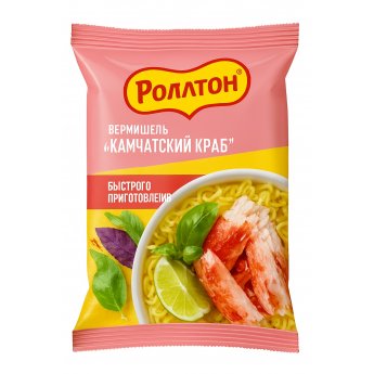 Noodles "Rollton" con granchio della kamchatka (60g) Noodles "Rollton" con granchio della kamchatka (60g)