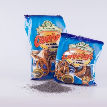 Taralli "Cornelius" con sale e semi di papavero (250g)