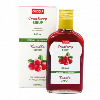 Sciroppo di mirtillo rosso, 200 ml