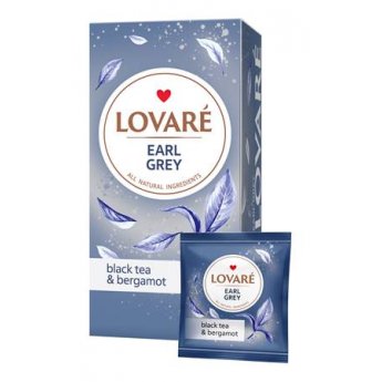 Tè "Lovare" nero keniano al bergamotto con aroma di bergamotto (24pz/2g)