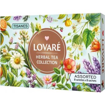 Set "Lovare" Collezione di tisane 8x8x2g