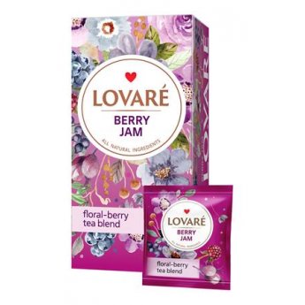 Tè "Lovare" Marmellata di frutti di bosco (24pz/2g) Tè "Lovare" Marmellata di frutti di bosco (24pz/2g)