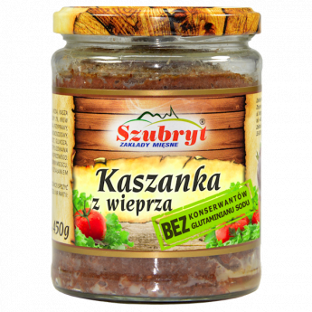 Sanguinaccio "Szubryt Black pudding" (450g) Sanguinaccio "Szubryt Black pudding" (450g)