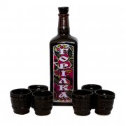 Set per alcolici "Grappa" ceramica