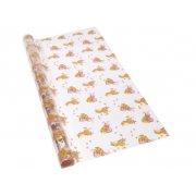 Foglio trasparente in nylon fiori e conigli