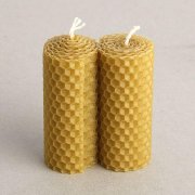 Candela in cera con propoli 8 cm 4 pz.