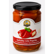 Peperone "Demetra" rosso ripieno di formaggio (440g)